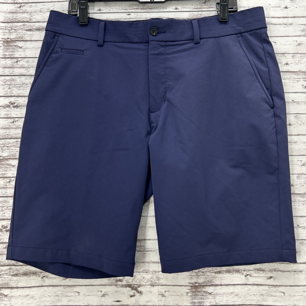 Kjus Men's Ike Golf Shorts Mens 36x10" Navy Blue Stretch Performance Regular Fit